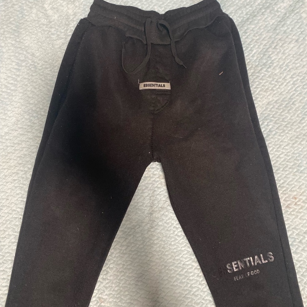 Black Essentials Sweatpants